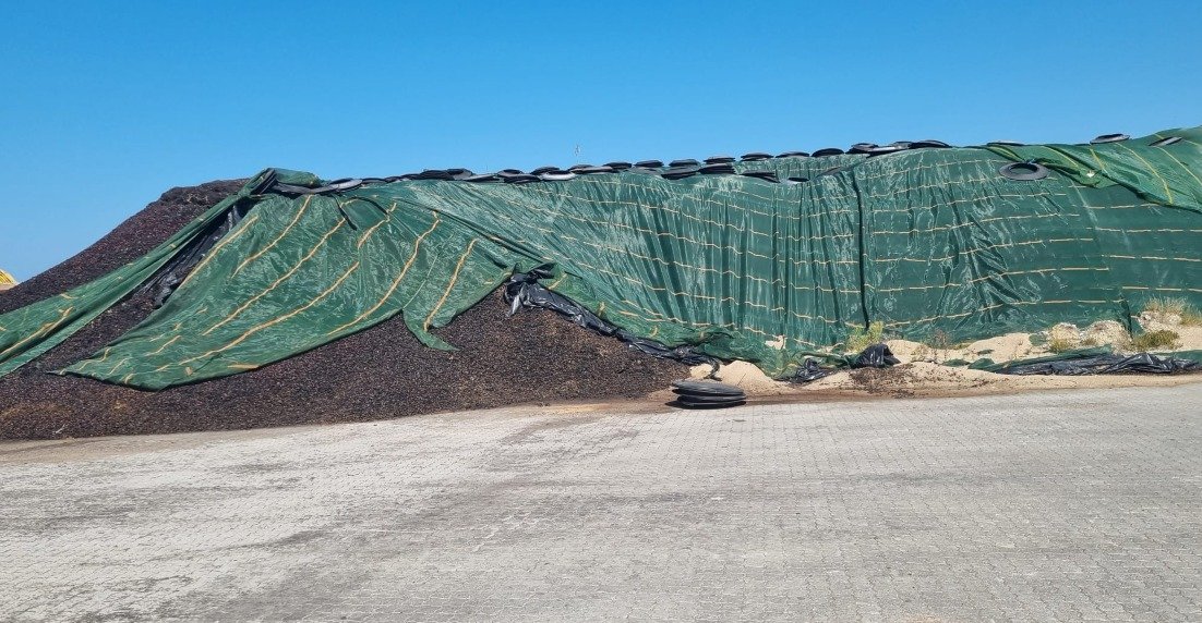Covered Silo & Storage Heap